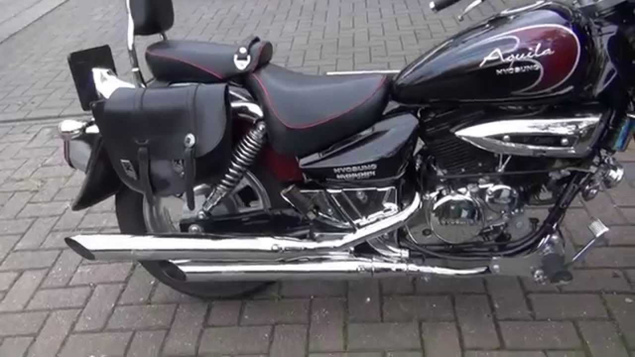 Hyosung Aquila GV 125 Exhaust Switch to Leovince Silvertail