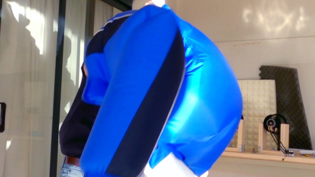Jacket turned inside out by 200 mph wind