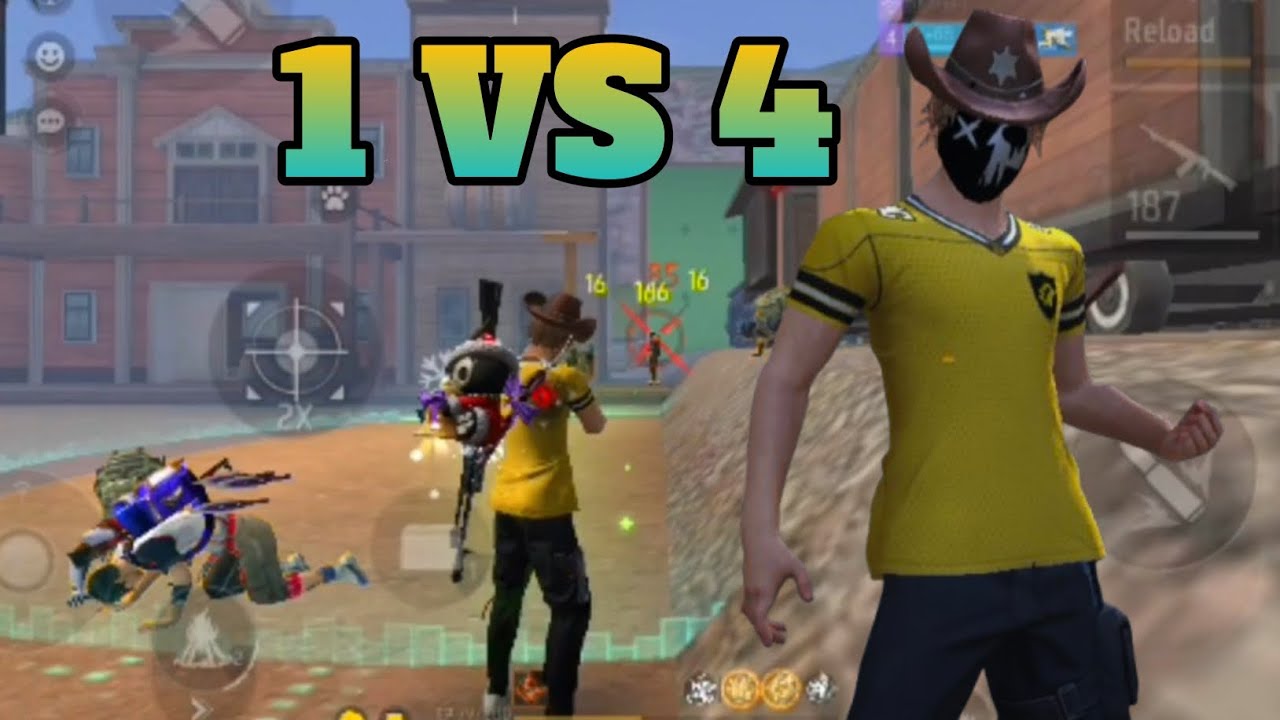 1vs4 rank push Kiya 😱