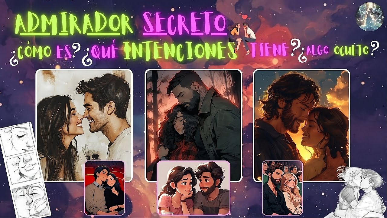 😍ADMIRADOR SECRETO🥵¿CÓMO ES?¿QUÉ INTENCIONES Tiene?¿Algo OCULTO?🧐🔮Tarot Interactivo🔮