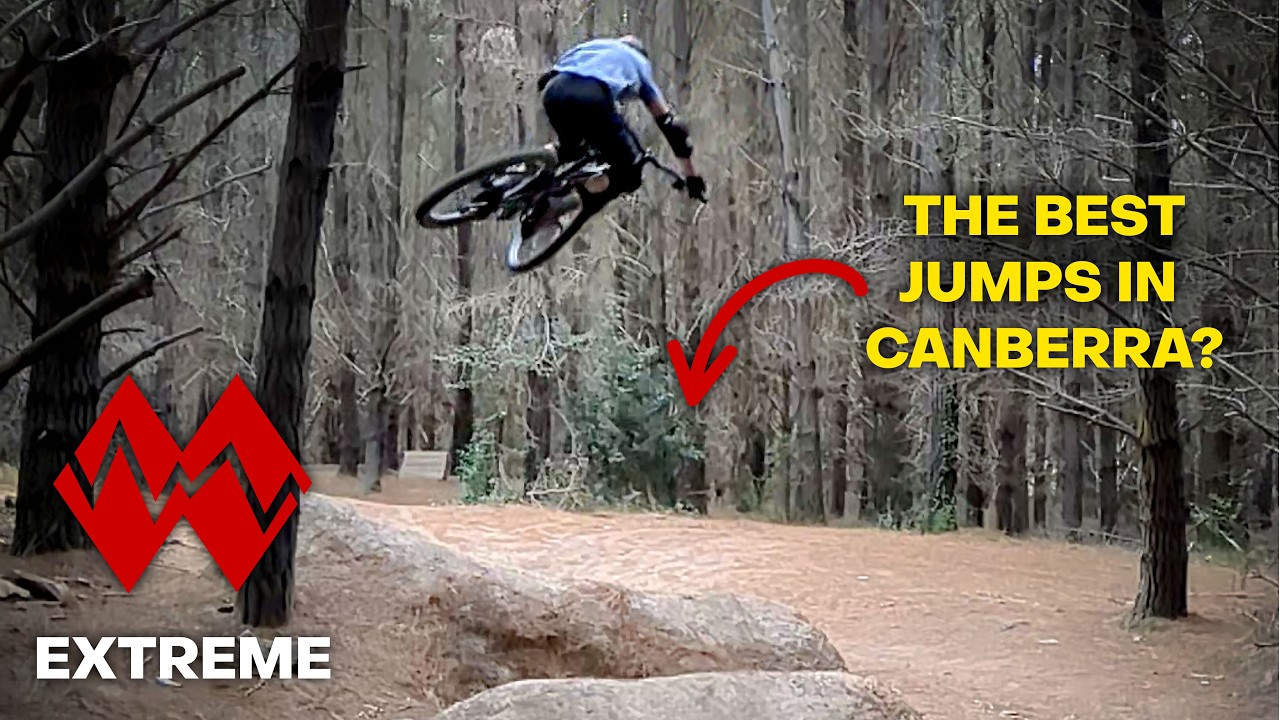 It's Worth Visiting Canberra JUST to ride this EPIC Jump Line | Main Run at Tuggeranong Pines