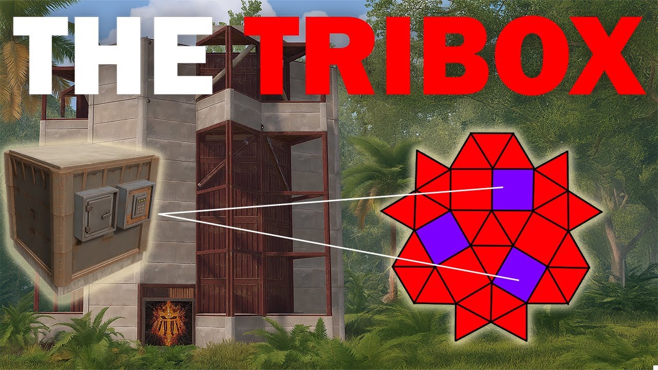Tribox - 2025 META Rust Solo/Duo База Snowball Дизайн - 