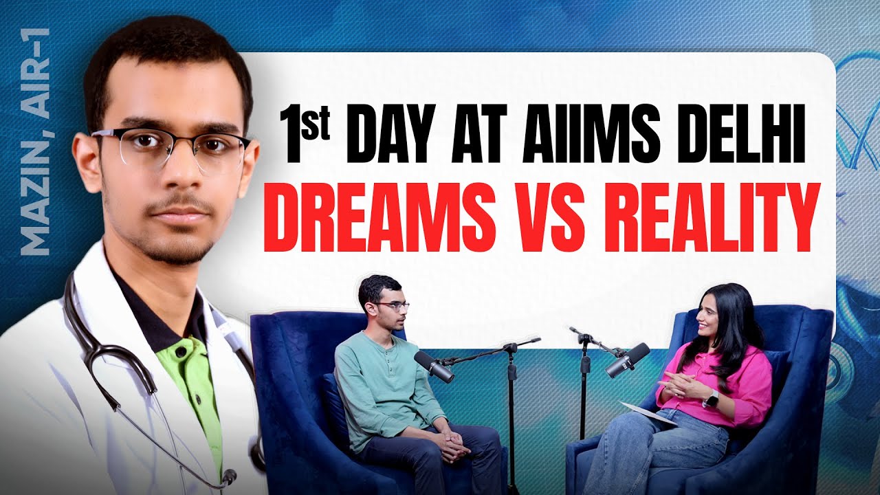 1st Day at AIIMS Delhi | Life of NEET 2024 AIR-1 | Expectations vs Reality | ALLEN