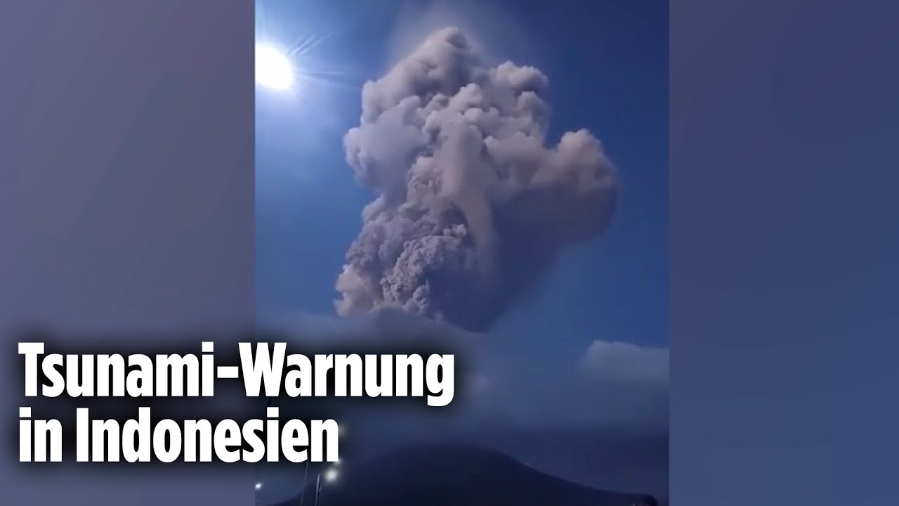 Vulkan droht ins Meer zu stürzen