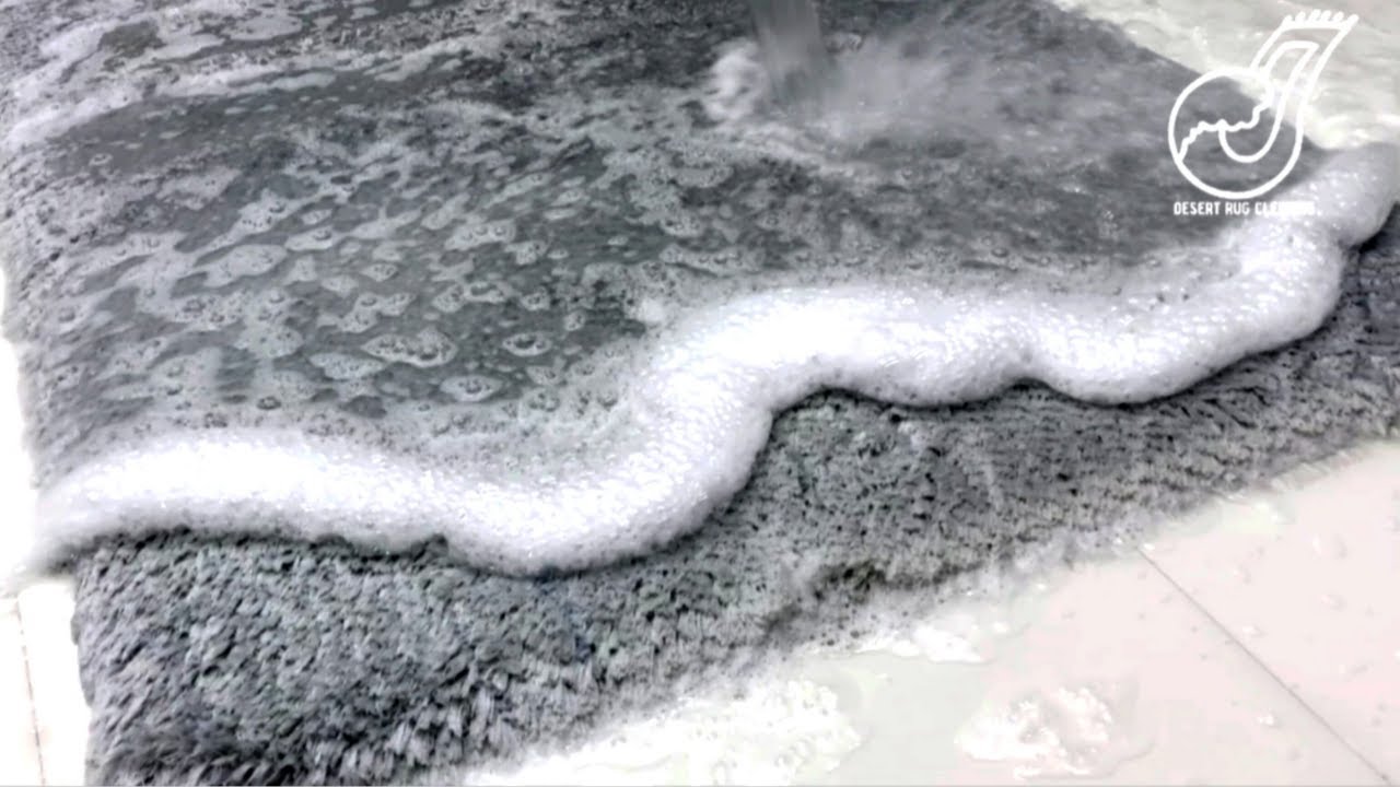 Shaggy Rug Wash: Don't Hold Back Your Cheers!|asmr video satisfying