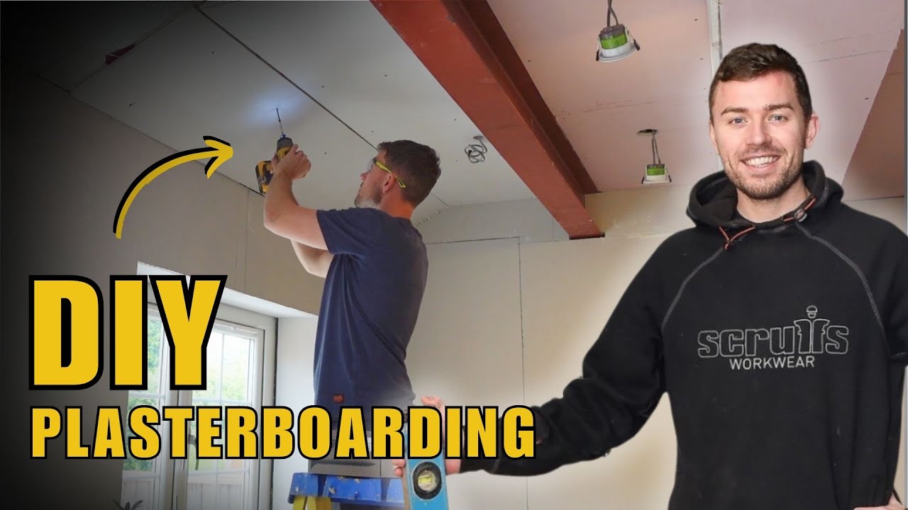 First time DIY Plasterboarding/drywall a Kitchen