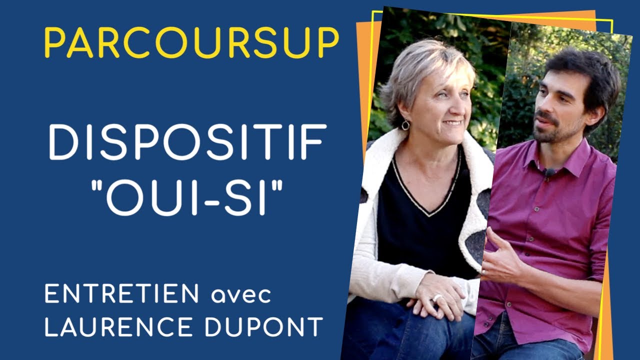 Parcoursup, dispositif OUI-SI avec Laurence Dupont, université côte d'azur