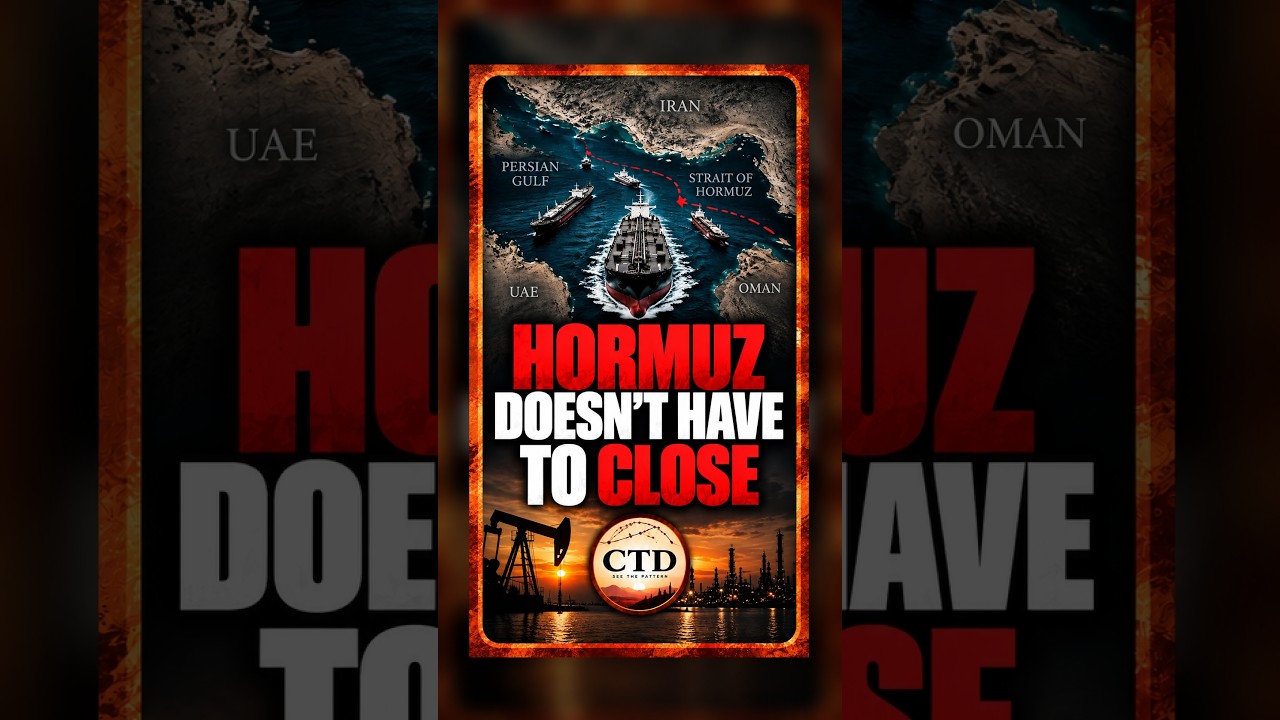 Why Hormuz Doesn't Have to Close to Disrupt Global Trade