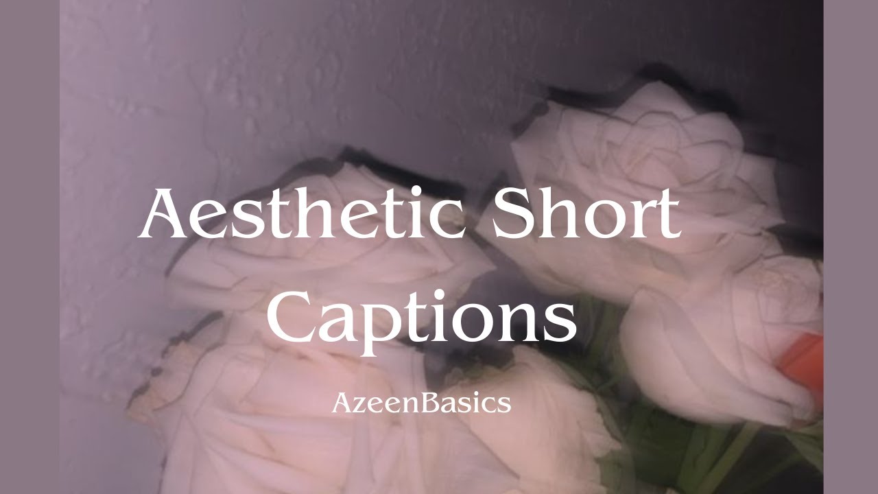 Aesthetic Short captions For Instagram | Aesthetic captions for profile picture | Azeenbasics