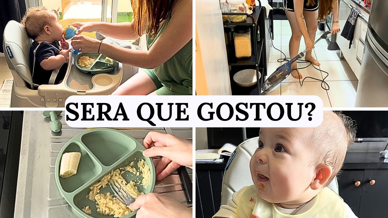 Rotina de mãe de primeira viagem | começamos a introdução alimentar do meu bebê de 6 meses