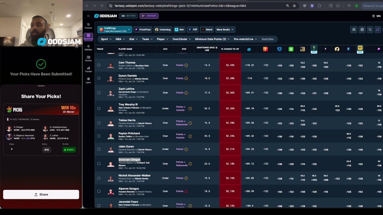 Vibe Betting 1/23