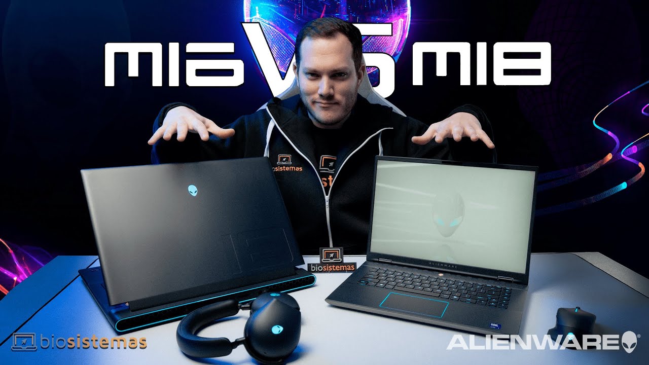 DELL Alienware Legend 3, M16 R2 vs M18 R2, comparación en 4K.