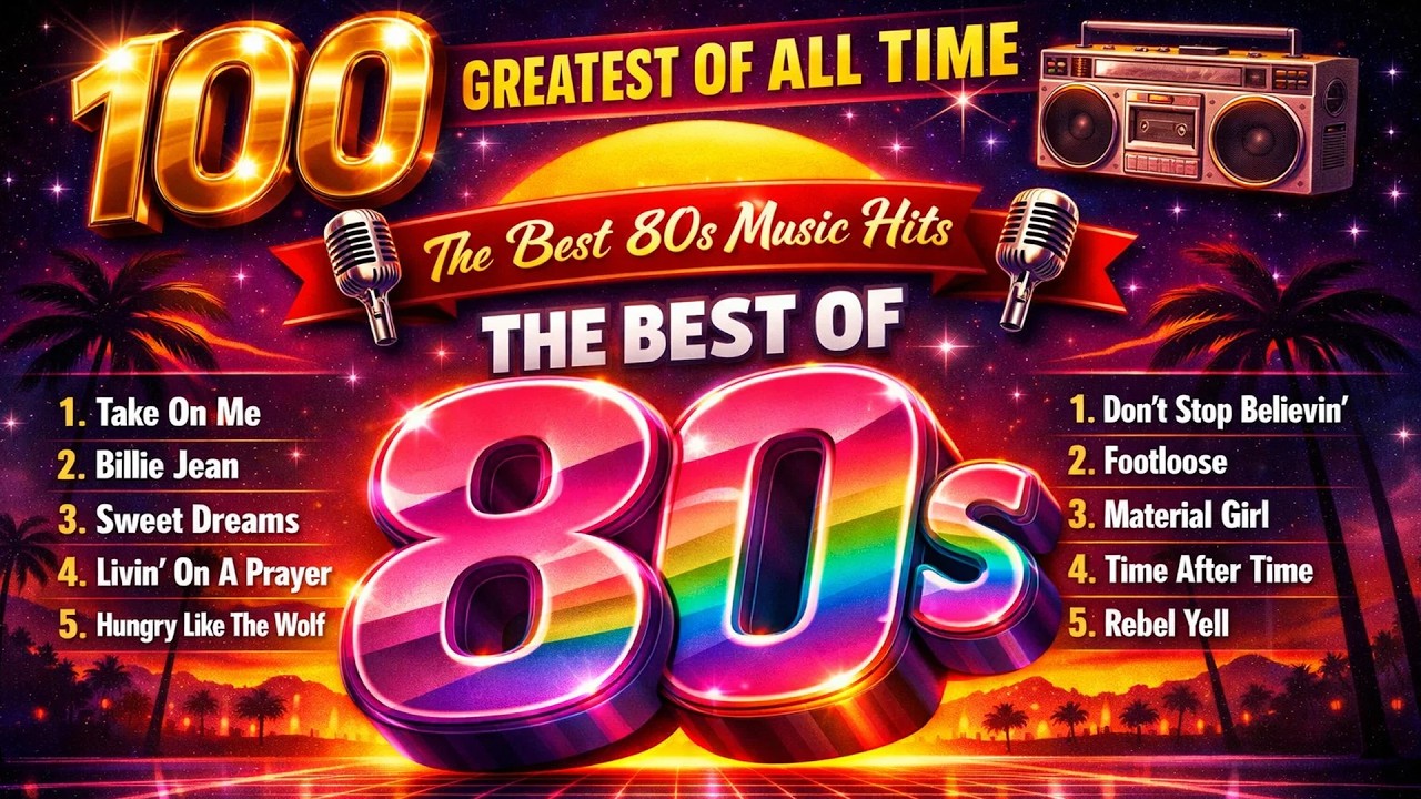 Greatest Hits 80s and 90s in English - Classic Music of the 80s in English Music of the 80s and 90s