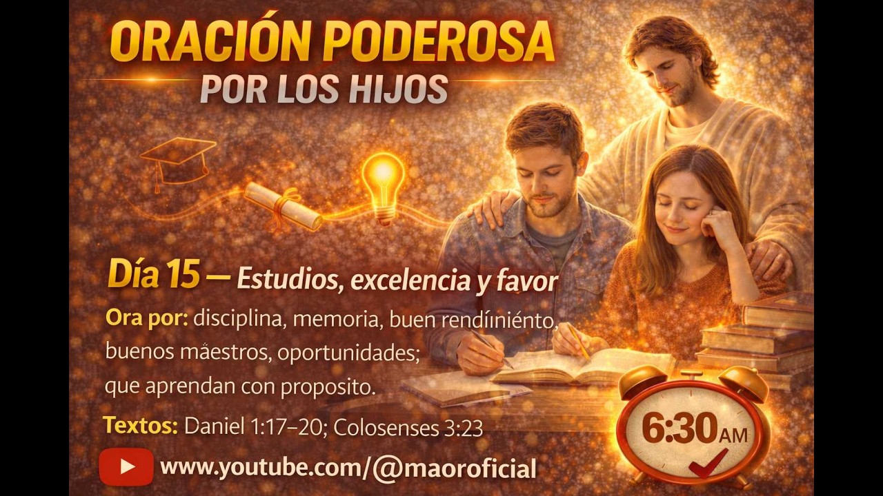 MIS HIJOS TIENEN SABIDURÍA SOBRENATURAL | Día 15/21 Oracion Poderosa