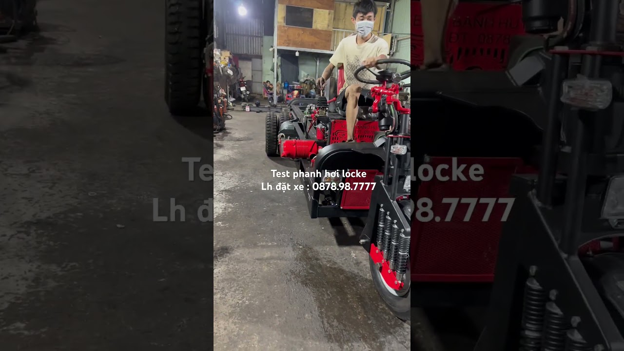 Test xe 3 b&aacute;nh của d&acirc;n chơi #xebagacmaydau