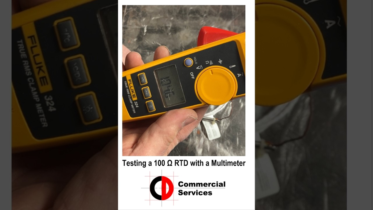 Testing a 100 ohm RTD