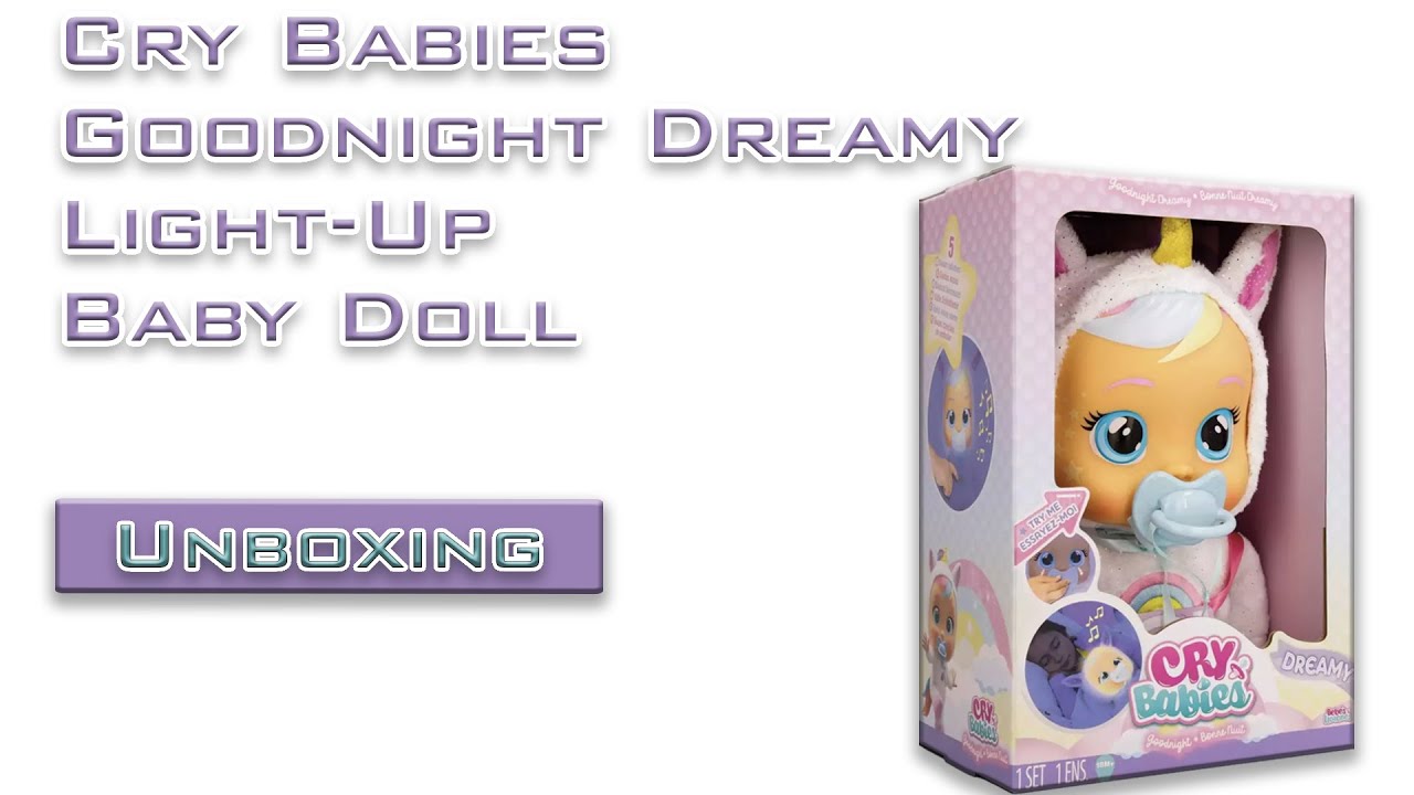 Cry Babies Goodnight Dreamy Light-Up Baby Doll 👼🥰💞🫶