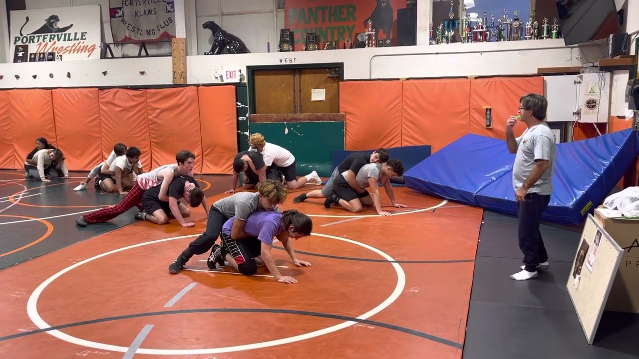 Tim Vanni- wrestling practice