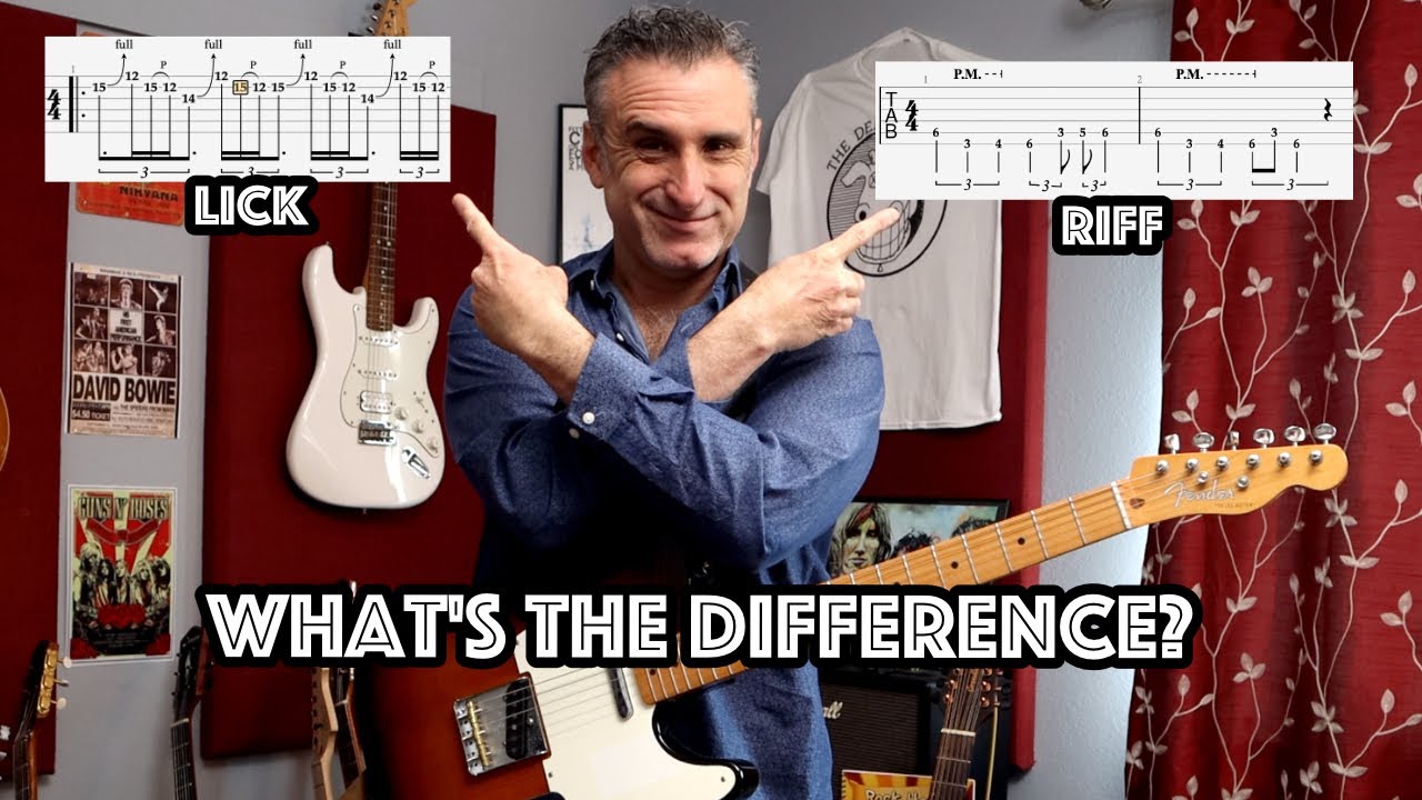 Guitar Riffs vs Guitar Licks, a Definitive guide