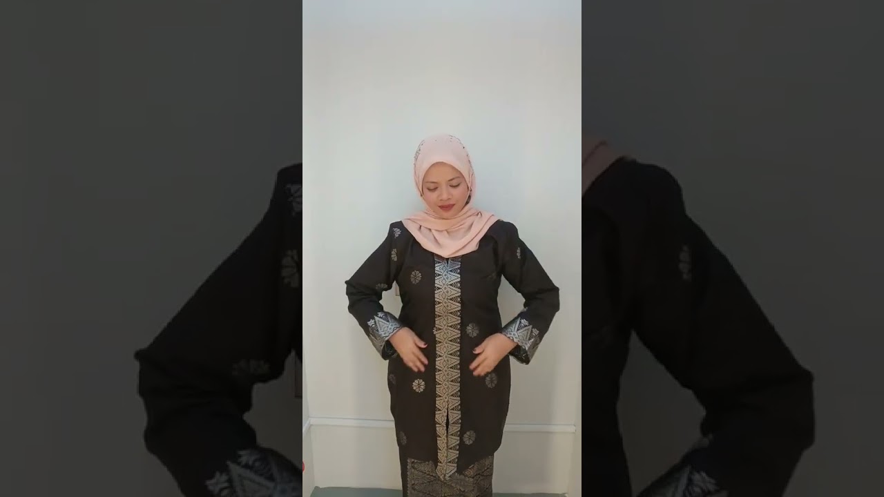 Emborided kebaya songket close up look#embroidered #carlanisa #collection #songket #viral #youtube