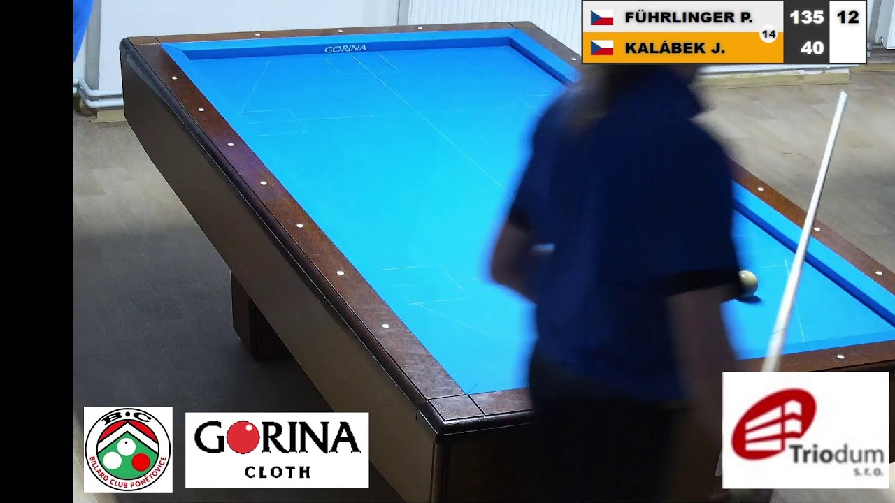 Czech league | Balkline 52/2 | D2 | 11th round | Patrik Führlinger v Jaromír Kalábek