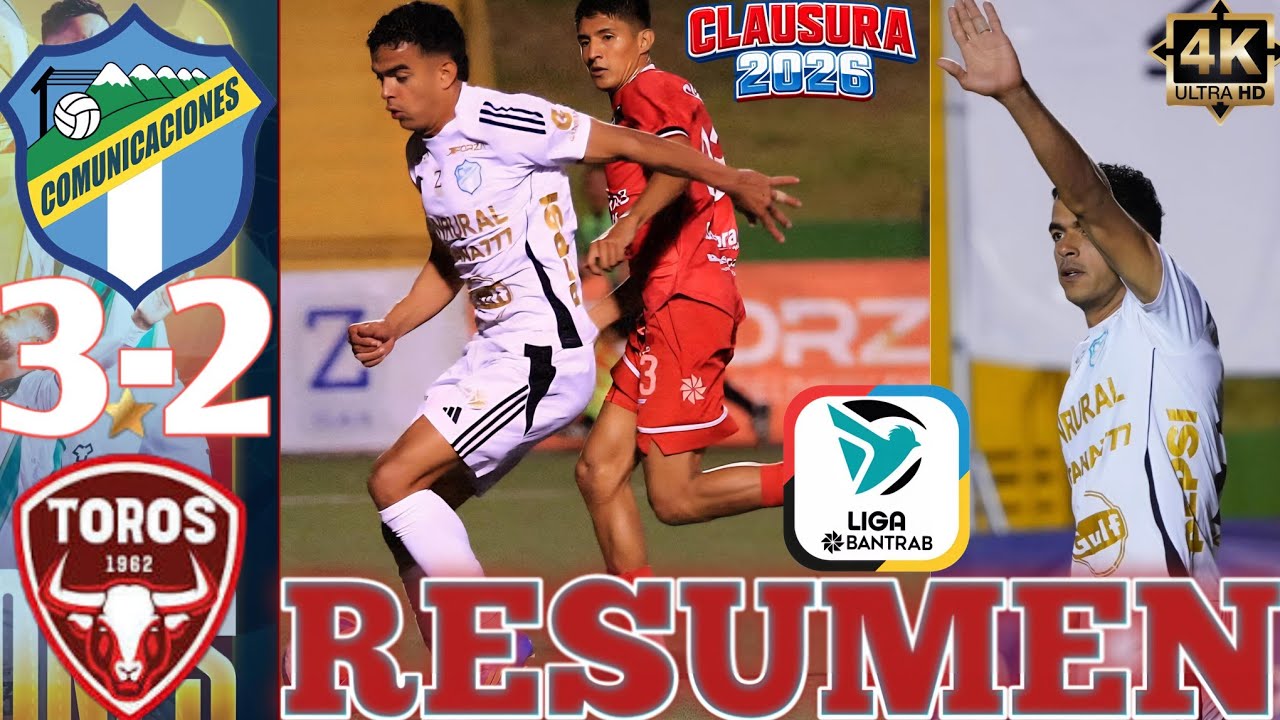 Comunicaciones vs Malacateco 3-2 RESUMEN Y GOLES JORNADA 11 TORNEO CLAUSURA 2026