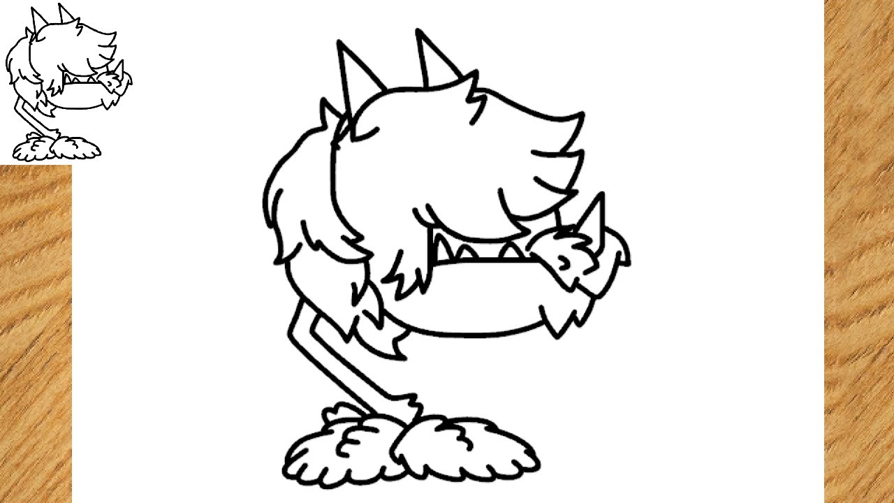 Como dibujar a Boca de Dragon Gelido plants vs zombies 2