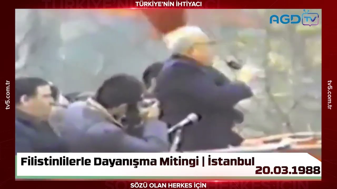 Milli G&ouml;r&uuml;ş Lideri Erbakan, 1988'te İsrail ve ABD konusunda milleti uyarmıştı