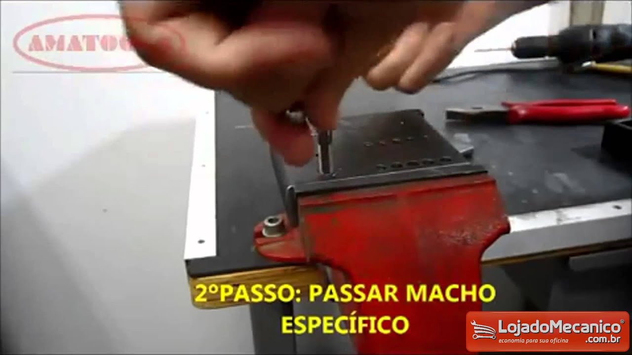 Kit de Rosca Posti&ccedil;a Rocast - Loja do Mec&acirc;nico