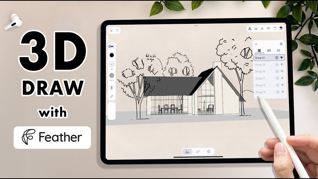 Draw with me! - Feather 3D Tutorial