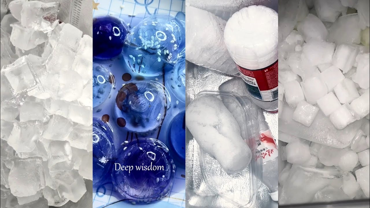 ASMR HARD ICE EATING MUKBANG / THIN ICE / CLEAR ICE
