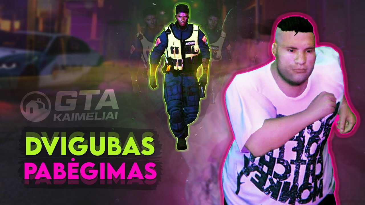 DVIGUBAS PABĖGIMAS - GTA RP | Didysis Menis #29