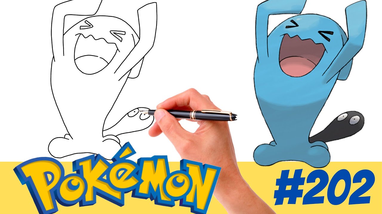 Cómo dibujar WOBBUFFET POKEMON #202 | FÁCIL | Generación 2