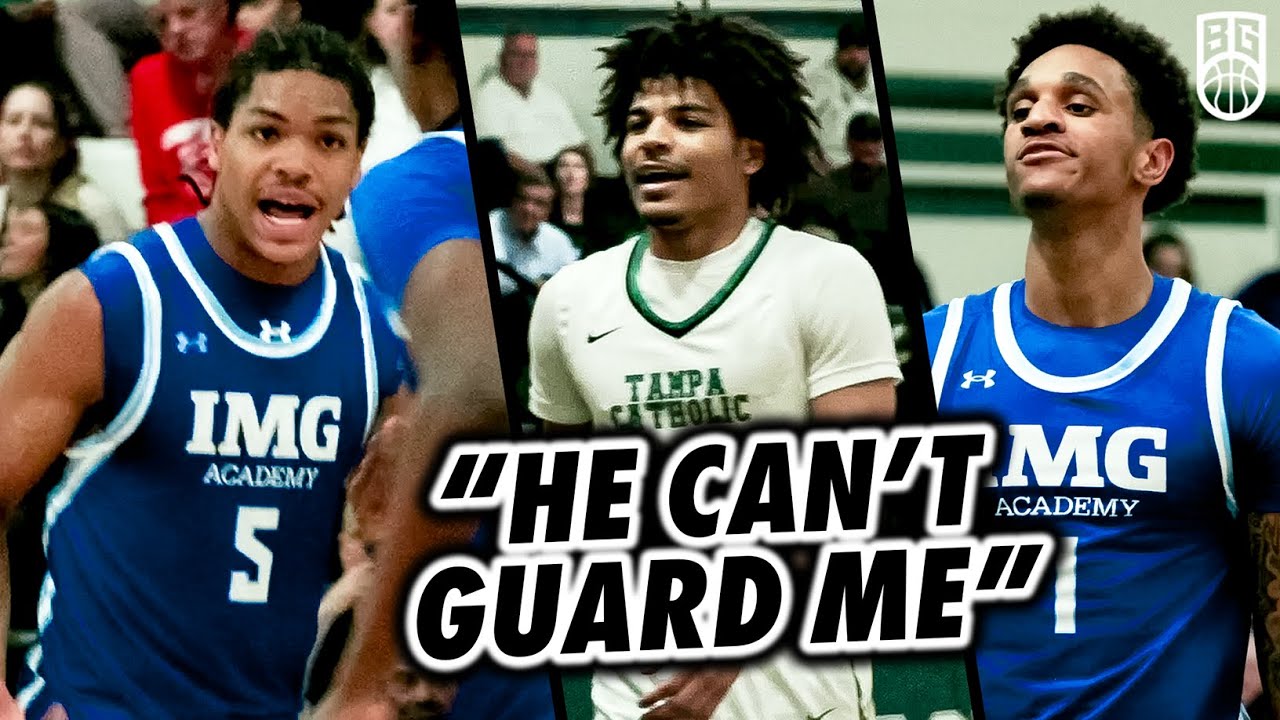 Darius Acuff & IMG Academy VS. D1 Commit Isaiah Campbell-Finch! Sadiq White Jr. GOES OFF!