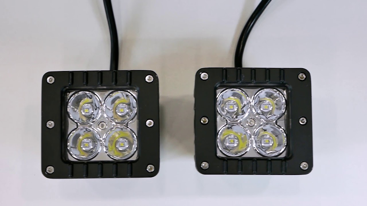 OFF-ROAD WORK LIGHT 4 CREE LED 16W 12-24V IP67 / LAMPA OFF-ROAD 4 CREE LED 16W 12-24V IP67