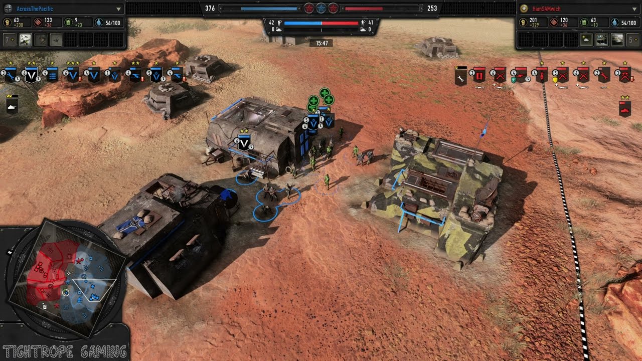 COH3 1v1 AcrossThePacific (WM) vs HamSAMwich (US)