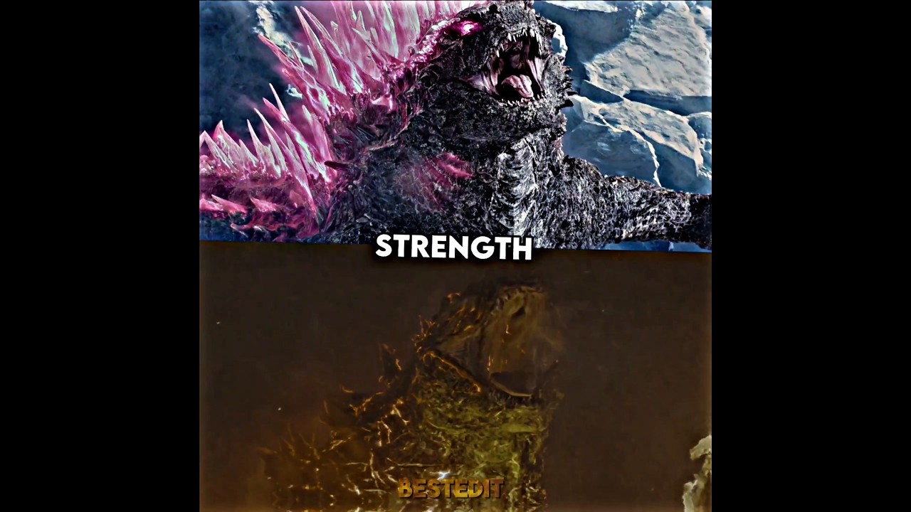 Evolved Godzilla vs Thermo Godzilla #godzilla #edit #battle