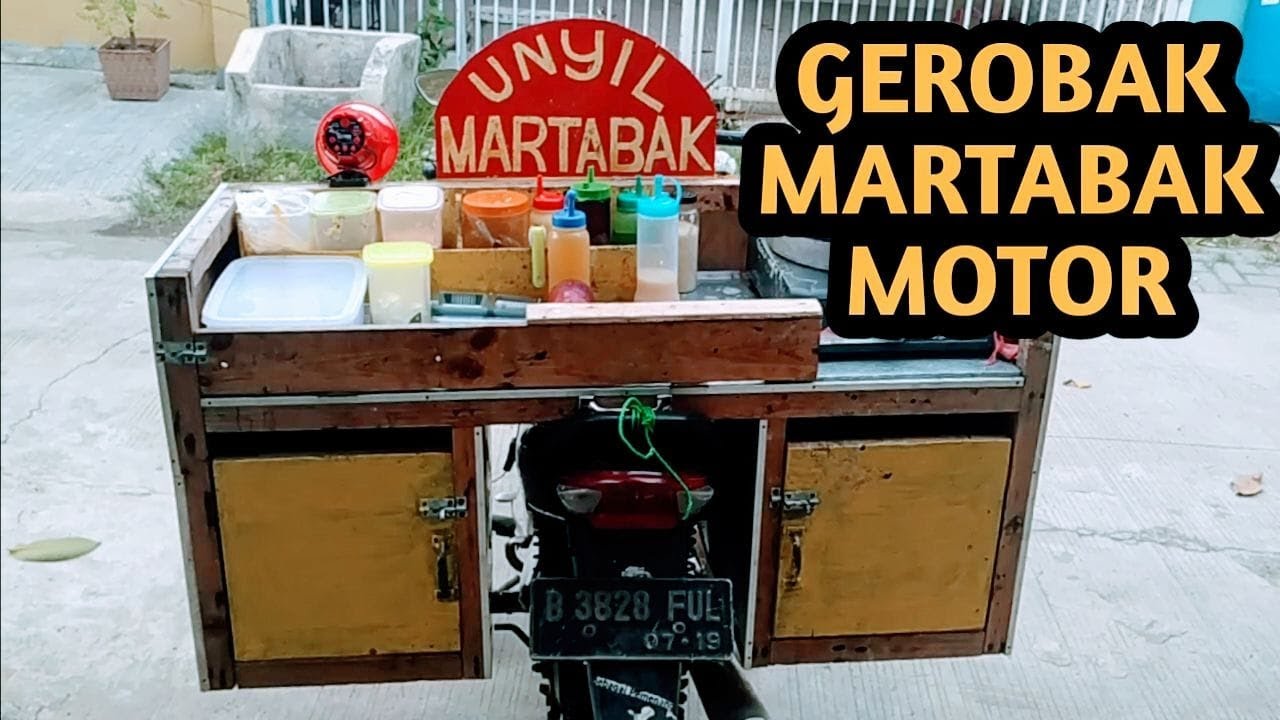 Contoh Gerobak Martabak Mini Motor