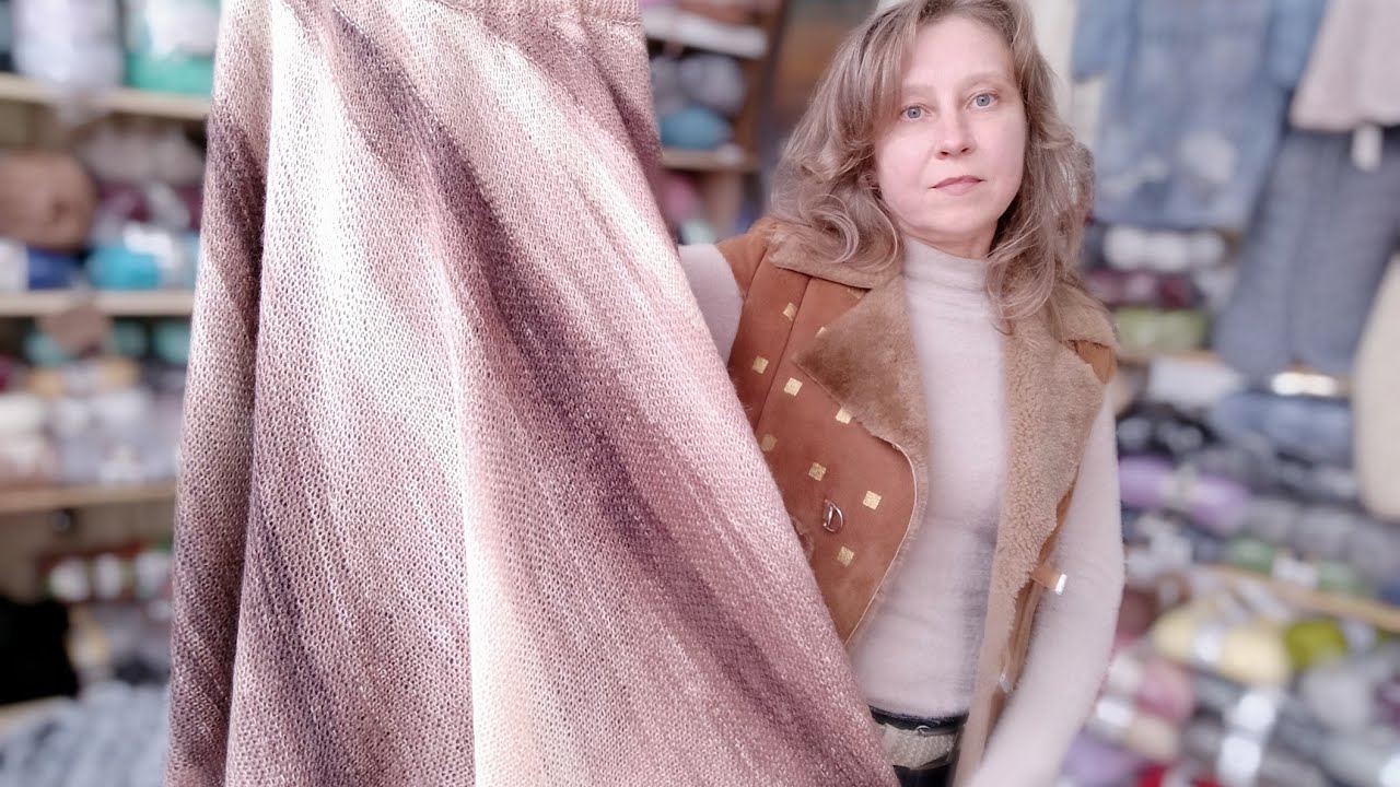 юбка вязаная спицами и другое