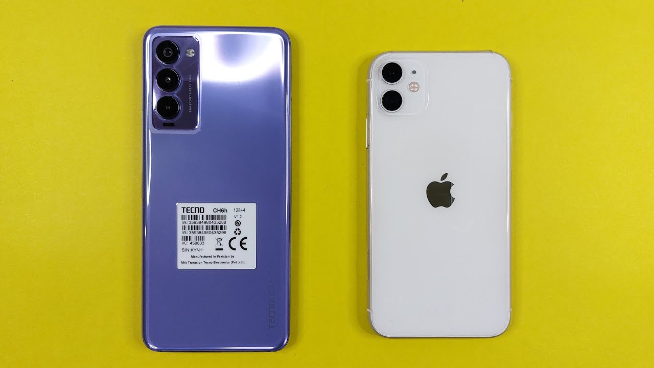 Tecno Camon 18t Vs iPhone 11 | SPEED TEST