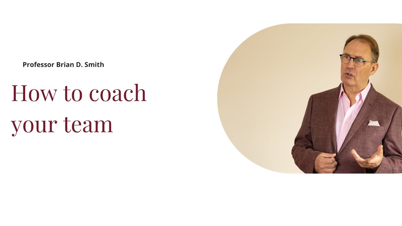 How to Coach Your Team