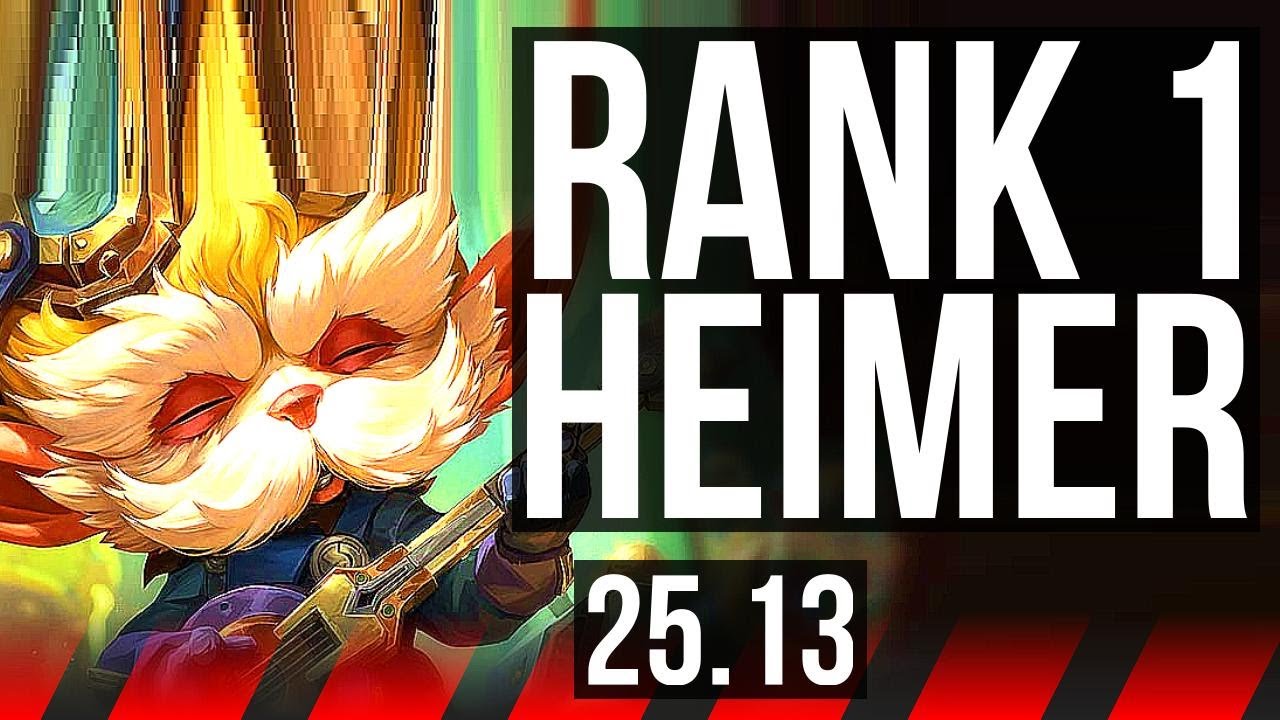 HEIMERDINGER vs VLADIMIR (TOP) | Rank 1 Heimer, 1200+ games | VN Challenger | 25.13