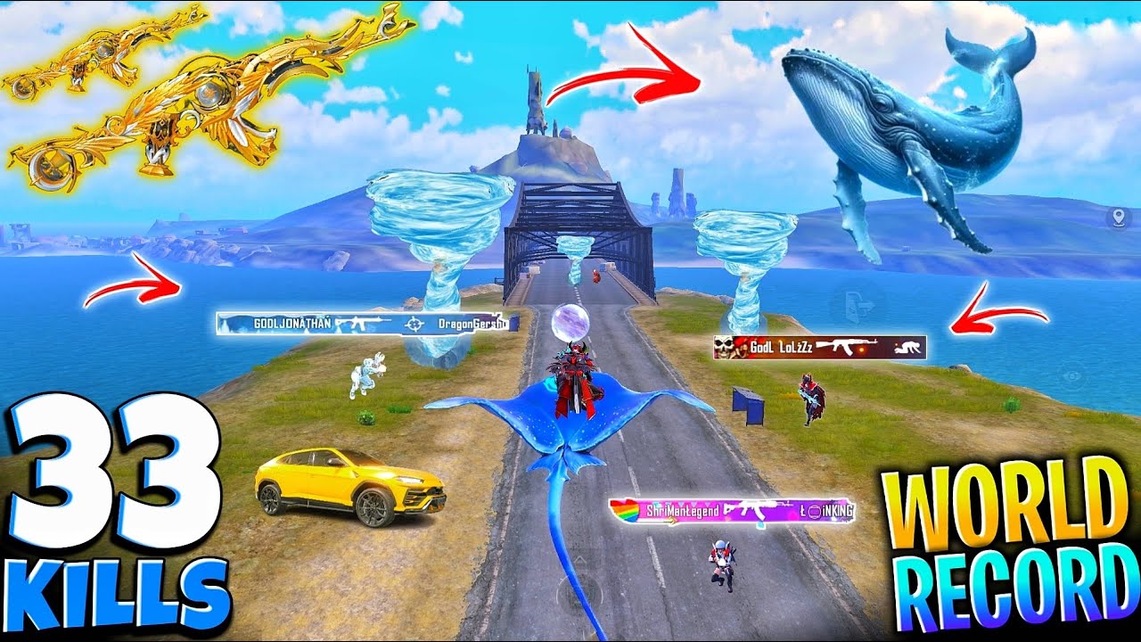MY HIGHEST KILLS RECORD IN *NEW* AQUA MAN MODE BGMI 3.3 UPDATE 🔥 WORLD RECORD - BGMI NEW UPDATE
