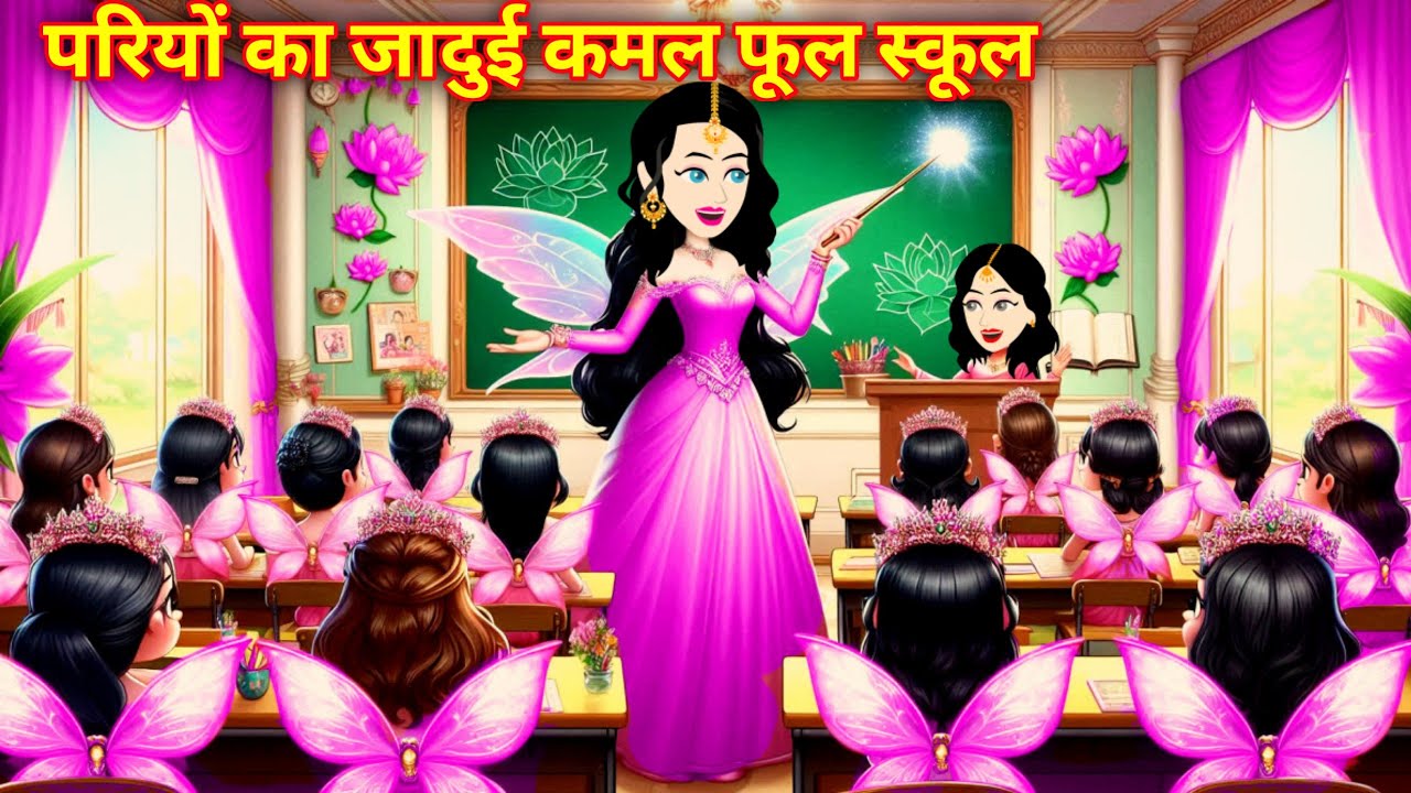 कमल के फूल का जादूई स्कूल Jadu pari Pariyon ki kahaniya 2025 Moral Kahaniyan Hindi stories