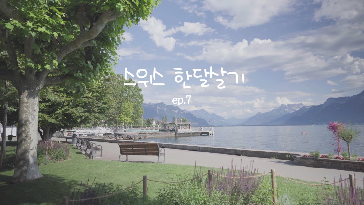 [4k]🇨🇭스위스 한달살기 ep.7 (로잔 | 브베 | 몽트뢰 | 시옹성 | 레만호수 여행)