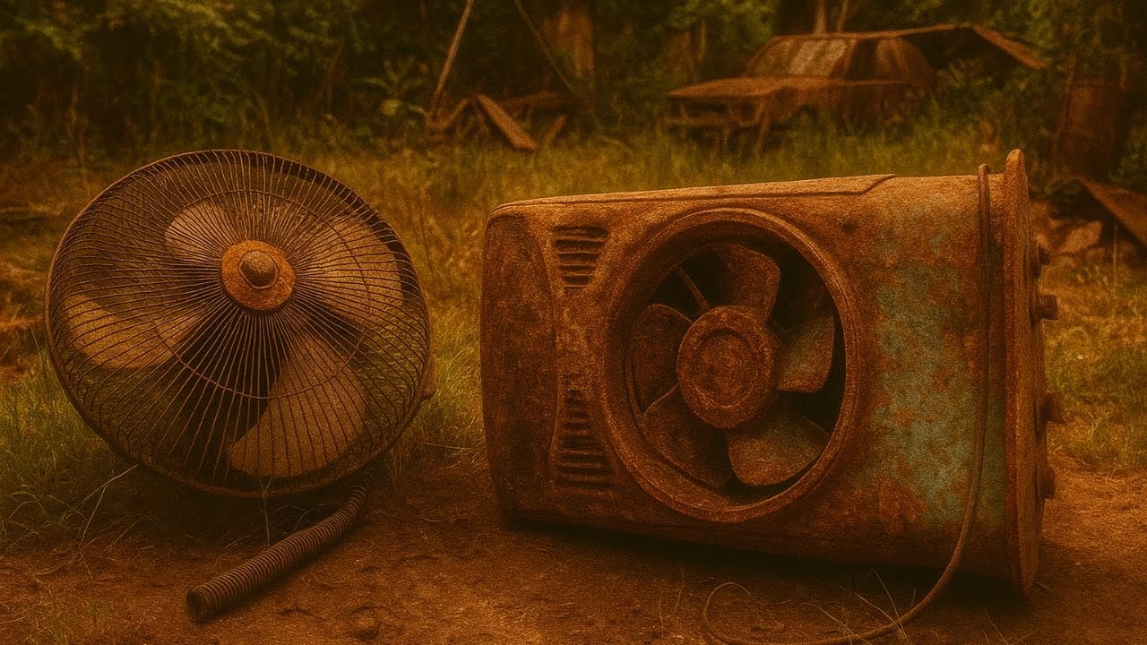 Unbelievable Restoration of a Rusty Steam Cooling Fan After Decades of Damage - Restoration Mechanic