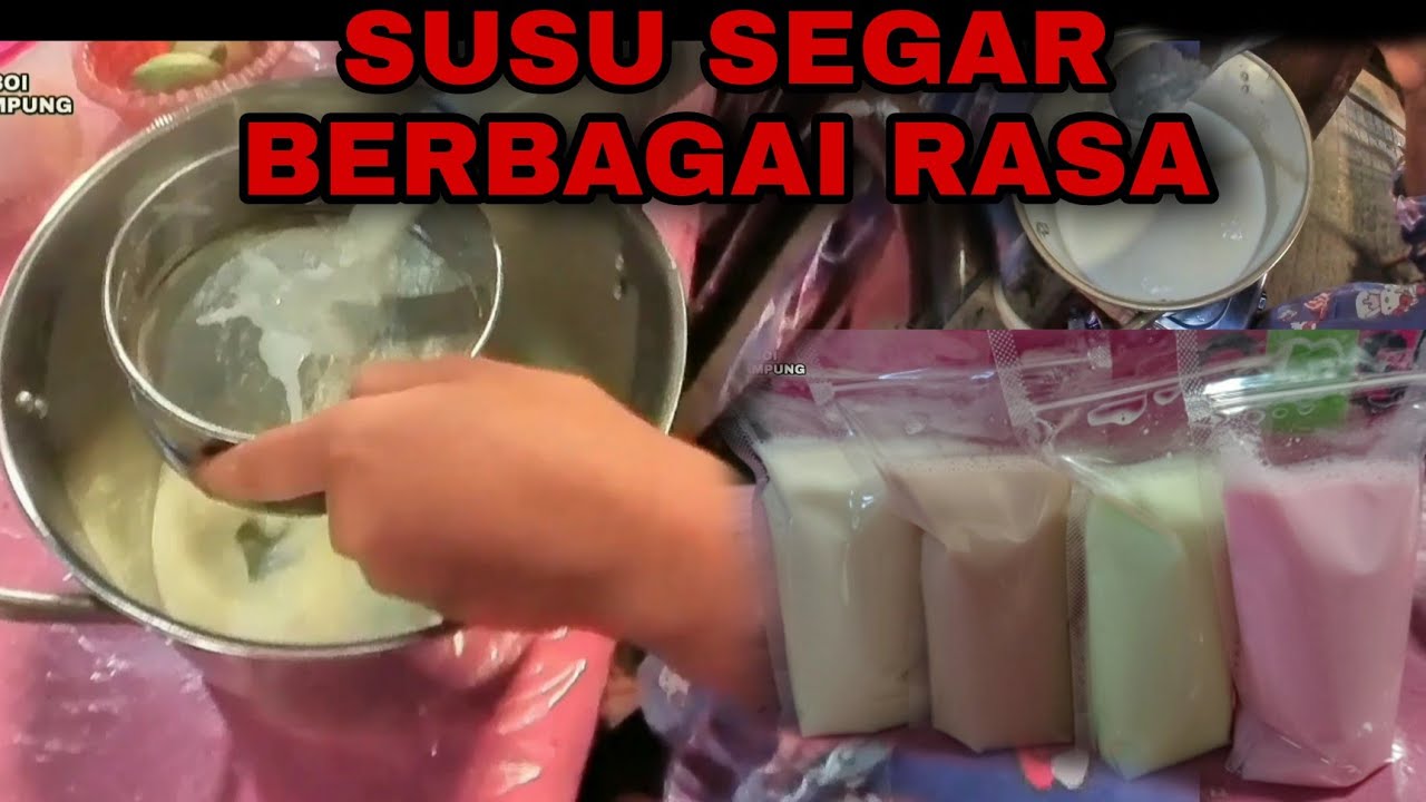 Olahan Susu Segar Berbagai Rasa