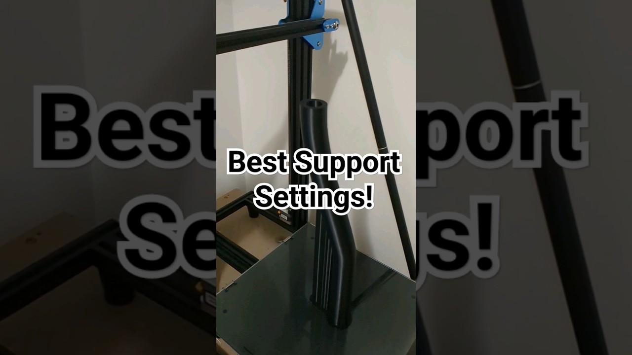 Best Support Settings! #3dprinted #3dprinting
