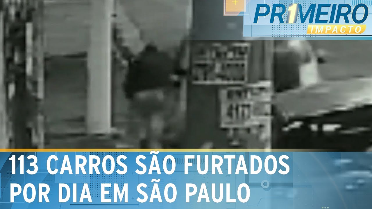 SP: capital paulista registra quase cinco furtos de carros por hora | Primeiro Impacto (23/10/23)
