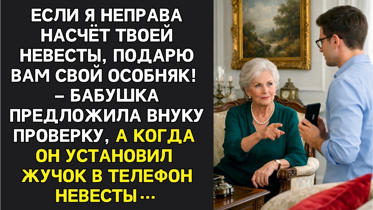 ЕСЛИ НЕПРАВА – ДАРЮ ОСОБНЯК! - заявила бабушка. А Когда Жучок Записал Разговор Невесты...